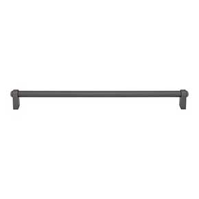 Top Knobs [TK3215AG] Die Cast Zinc Cabinet Pull Handle - Lawrence Series - Oversized - Ash Gray Finish - 12" C/C - 12 5/8" L