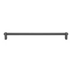 Top Knobs [TK3215AG] Die Cast Zinc Cabinet Pull Handle - Lawrence Series - Oversized - Ash Gray Finish - 12&quot; C/C - 12 5/8&quot; L