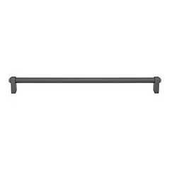 Top Knobs [TK3215AG] Die Cast Zinc Cabinet Pull Handle - Lawrence Series - Oversized - Ash Gray Finish - 12" C/C - 12 5/8" L