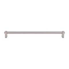 Top Knobs [TK3215BSN] Die Cast Zinc Cabinet Pull Handle - Lawrence Series - Oversized - Brushed Satin Nickel Finish - 12&quot; C/C - 12 5/8&quot; L