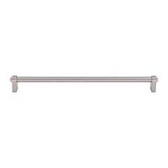 Top Knobs [TK3215BSN] Die Cast Zinc Cabinet Pull Handle - Lawrence Series - Oversized - Brushed Satin Nickel Finish - 12" C/C - 12 5/8" L