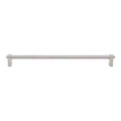 Top Knobs [TK3215PN] Die Cast Zinc Cabinet Pull Handle - Lawrence Series - Oversized - Polished Nickel Finish - 12" C/C - 12 5/8" L