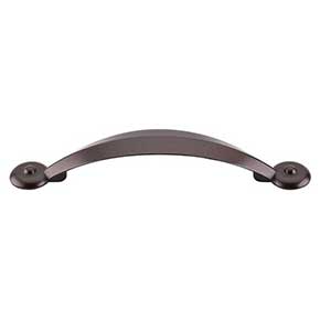 Top Knobs [M1236] Die Cast Zinc Cabinet Pull Handle - Angle Series - Standard Size - Oil Rubbed Bronze Finish - 3" C/C - 4 7/8" L