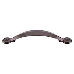 Top Knobs [M1236] Die Cast Zinc Cabinet Pull Handle - Angle Series - Standard Size - Oil Rubbed Bronze Finish - 3 3/4" C/C - 5 1/8" L