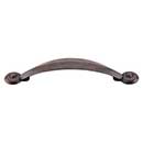 Top Knobs [M1237] Die Cast Zinc Cabinet Pull Handle - Angle Series - Standard Size - Patina Rouge Finish - 3 3/4" C/C - 5 1/8" L