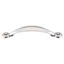 Top Knobs [M1238] Die Cast Zinc Cabinet Pull Handle - Angle Series - Standard Size - Pewter Antique Finish - 3 3/4&quot; C/C - 5 1/8&quot; L