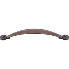 Top Knobs [M1240] Die Cast Zinc Cabinet Pull Handle - Angle Series - Oversized - Patina Rouge Finish - 5 1/16&quot; C/C - 6 7/8&quot; L