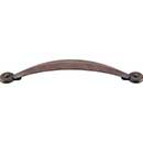 Top Knobs [M1240] Die Cast Zinc Cabinet Pull Handle - Angle Series - Oversized - Patina Rouge Finish - 5 1/16" C/C - 6 7/8" L
