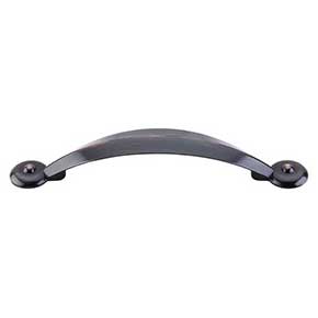 Top Knobs [M1661] Die Cast Zinc Cabinet Pull Handle - Angle Series - Standard Size - Tuscan Bronze Finish - 3 3/4" C/C - 5 1/8" L