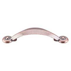 Top Knobs [M1724] Die Cast Zinc Cabinet Pull Handle - Angle Series - Standard Size - Antique Copper Finish - 3" C/C - 4 7/8" L