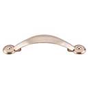 Top Knobs [M1728] Die Cast Zinc Cabinet Pull Handle - Angle Series - Standard Size - Brushed Bronze Finish - 3&quot; C/C - 4 7/8&quot; L