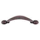 Top Knobs [M1729] Die Cast Zinc Cabinet Pull Handle - Angle Series - Standard Size - Patina Rouge Finish - 3" C/C - 4 7/8" L