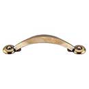 Top Knobs [M1731] Die Cast Zinc Cabinet Pull Handle - Angle Series - Standard Size - German Bronze Finish - 3" C/C - 4 7/8" L