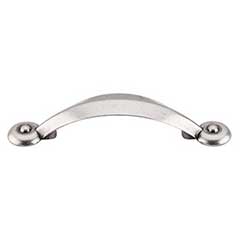 Top Knobs [M1732] Die Cast Zinc Cabinet Pull Handle - Angle Series - Standard Size - Pewter Antique Finish - 3&quot; C/C - 4 7/8&quot; L