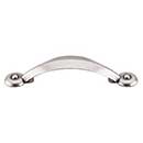 Top Knobs [M1732] Die Cast Zinc Cabinet Pull Handle - Angle Series - Standard Size - Pewter Antique Finish - 3" C/C - 4 7/8" L