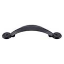 Top Knobs [M1733] Die Cast Zinc Cabinet Pull Handle - Angle Series - Standard Size - Flat Black Finish - 3" C/C - 4 7/8" L