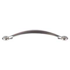 Top Knobs [M1906] Die Cast Zinc Cabinet Pull Handle - Angle Series - Oversized - Brushed Satin Nickel Finish - 5 1/16&quot; C/C - 6 7/8&quot; L
