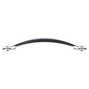 Top Knobs [M1907] Die Cast Zinc Cabinet Pull Handle - Angle Series - Oversized - Polished Chrome Finish - 5 1/16" C/C - 6 7/8" L