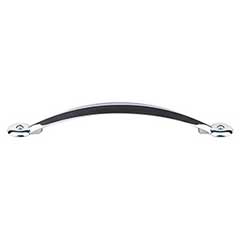 Top Knobs [M1907] Die Cast Zinc Cabinet Pull Handle - Angle Series - Oversized - Polished Chrome Finish - 5 1/16" C/C - 6 7/8" L