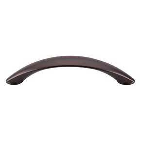 Top Knobs [M1212] Die Cast Zinc Cabinet Pull Handle - Arc Series - Standard Size - Oil Rubbed Bronze Finish - 3" C/C - 3 3/4" L