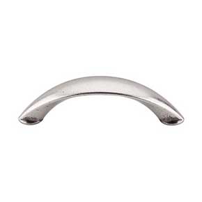 Top Knobs [M1217] Die Cast Zinc Cabinet Pull Handle - Arc Series - Standard Size - Pewter Antique Finish - 3" C/C - 3 3/4" L