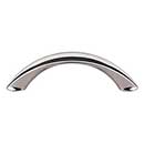 Top Knobs [M1923] Die Cast Zinc Cabinet Pull Handle - Arc Series - Standard Size - Polished Nickel Finish - 3" C/C - 3 3/4" L