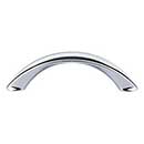 Top Knobs [M1924] Die Cast Zinc Cabinet Pull Handle - Arc Series - Standard Size - Polished Chrome Finish - 3" C/C - 3 3/4" L