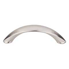 Top Knobs [M1925] Die Cast Zinc Cabinet Pull Handle - Arc Series - Standard Size - Brushed Satin Nickel Finish - 3" C/C - 3 3/4" L