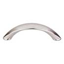 Top Knobs [M1925] Die Cast Zinc Cabinet Pull Handle - Arc Series - Standard Size - Brushed Satin Nickel Finish - 3" C/C - 3 3/4" L