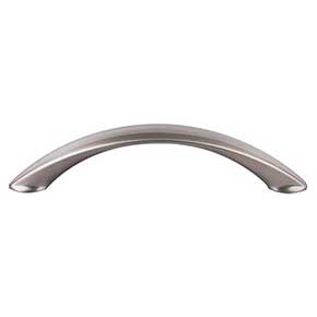 Top Knobs [M1929] Die Cast Zinc Cabinet Pull Handle - Arc Series - Standard Size - Brushed Satin Nickel Finish - 3" C/C - 3 3/4" L