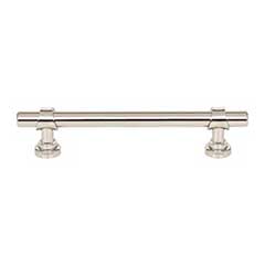 Top Knobs [M2709] Die Cast Zinc Cabinet Pull Handle - Bit Series - Oversized - Polished Nickel Finish - 5 1/16" C/C - 6 25/32" L
