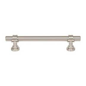 Top Knobs [M2710] Die Cast Zinc Cabinet Pull Handle - Bit Series - Oversized - Brushed Nickel Finish - 5 1/16" C/C - 6 25/32" L
