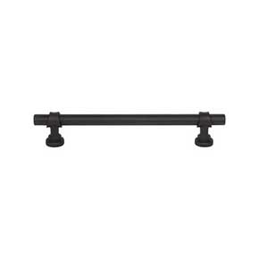 Top Knobs [M2727] Die Cast Zinc Cabinet Pull Handle - Bit Series - Oversized - Flat Black Finish - 6 5/16" C/C - 8" L