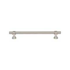 Top Knobs [M2734] Die Cast Zinc Cabinet Pull Handle - Bit Series - Oversized - Brushed Satin Nickel Finish - 7 9/16&quot; C/C - 9 5/16&quot; L