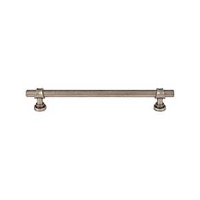 Top Knobs [M2737] Die Cast Zinc Cabinet Pull Handle - Bit Series - Oversized - Pewter Antique Finish - 7 9/16" C/C - 9 5/16" L