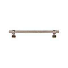 Top Knobs [M2737] Die Cast Zinc Cabinet Pull Handle - Bit Series - Oversized - Pewter Antique Finish - 7 9/16&quot; C/C - 9 5/16&quot; L