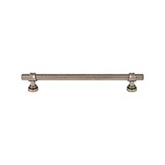 Top Knobs [M2737] Die Cast Zinc Cabinet Pull Handle - Bit Series - Oversized - Pewter Antique Finish - 7 9/16&quot; C/C - 9 5/16&quot; L