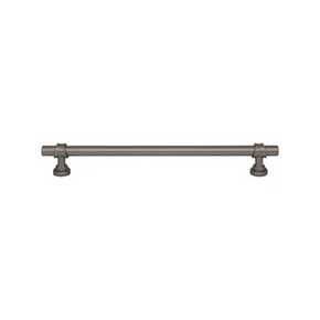 Top Knobs [M2747] Die Cast Zinc Cabinet Pull Handle - Bit Series - Oversized - Ash Gray Finish - 8 13/16" C/C - 10 1/2" L