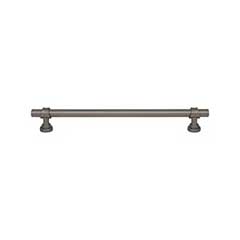 Top Knobs [M2747] Die Cast Zinc Cabinet Pull Handle - Bit Series - Oversized - Ash Gray Finish - 8 13/16" C/C - 10 1/2" L