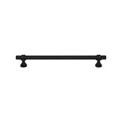 Top Knobs [M2751] Die Cast Zinc Cabinet Pull Handle - Bit Series - Oversized - Flat Black Finish - 8 13/16&quot; C/C - 10 1/2&quot; L