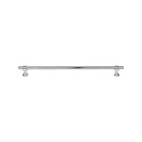 Top Knobs [M2756] Die Cast Zinc Cabinet Pull Handle - Bit Series - Oversized - Polished Chrome Finish - 12" C/C - 13 3/4" L