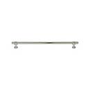 Top Knobs [M2757] Die Cast Zinc Cabinet Pull Handle - Bit Series - Oversized - Polished Nickel Finish - 12&quot; C/C - 13 3/4&quot; L