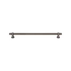 Top Knobs [M2759] Die Cast Zinc Cabinet Pull Handle - Bit Series - Oversized - Ash Gray Finish - 12" C/C - 13 3/4" L