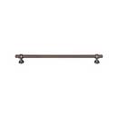 Top Knobs [M2759] Die Cast Zinc Cabinet Pull Handle - Bit Series - Oversized - Ash Gray Finish - 12&quot; C/C - 13 3/4&quot; L