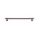 Top Knobs [M2759] Die Cast Zinc Cabinet Pull Handle - Bit Series - Oversized - Ash Gray Finish - 12" C/C - 13 3/4" L