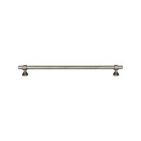 Top Knobs [M2761] Die Cast Zinc Cabinet Pull Handle - Bit Series - Oversized - Pewter Antique Finish - 12" C/C - 13 3/4" L