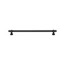 Top Knobs [M2763] Die Cast Zinc Cabinet Pull Handle - Bit Series - Oversized - Flat Black Finish - 12&quot; C/C - 13 3/4&quot; L