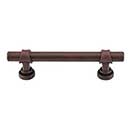 Top Knobs [M1198] Die Cast Zinc Cabinet Pull Handle - Bit Series - Standard Size - Patina Rouge Finish - 3 3/4&quot; C/C - 5 1/2&quot; L