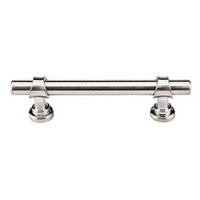 Top Knobs [M1288] Die Cast Zinc Cabinet Pull Handle - Bit Series - Standard Size - Brushed Satin Nickel Finish - 3 3/4" C/C - 5 1/2" L