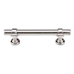 Top Knobs [M1288] Die Cast Zinc Cabinet Pull Handle - Bit Series - Standard Size - Brushed Satin Nickel Finish - 3 3/4&quot; C/C - 5 1/2&quot; L